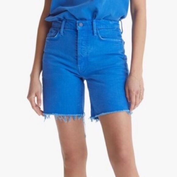 Mother The Tripper Cut Off Fray Shorts in Daphne Size 26